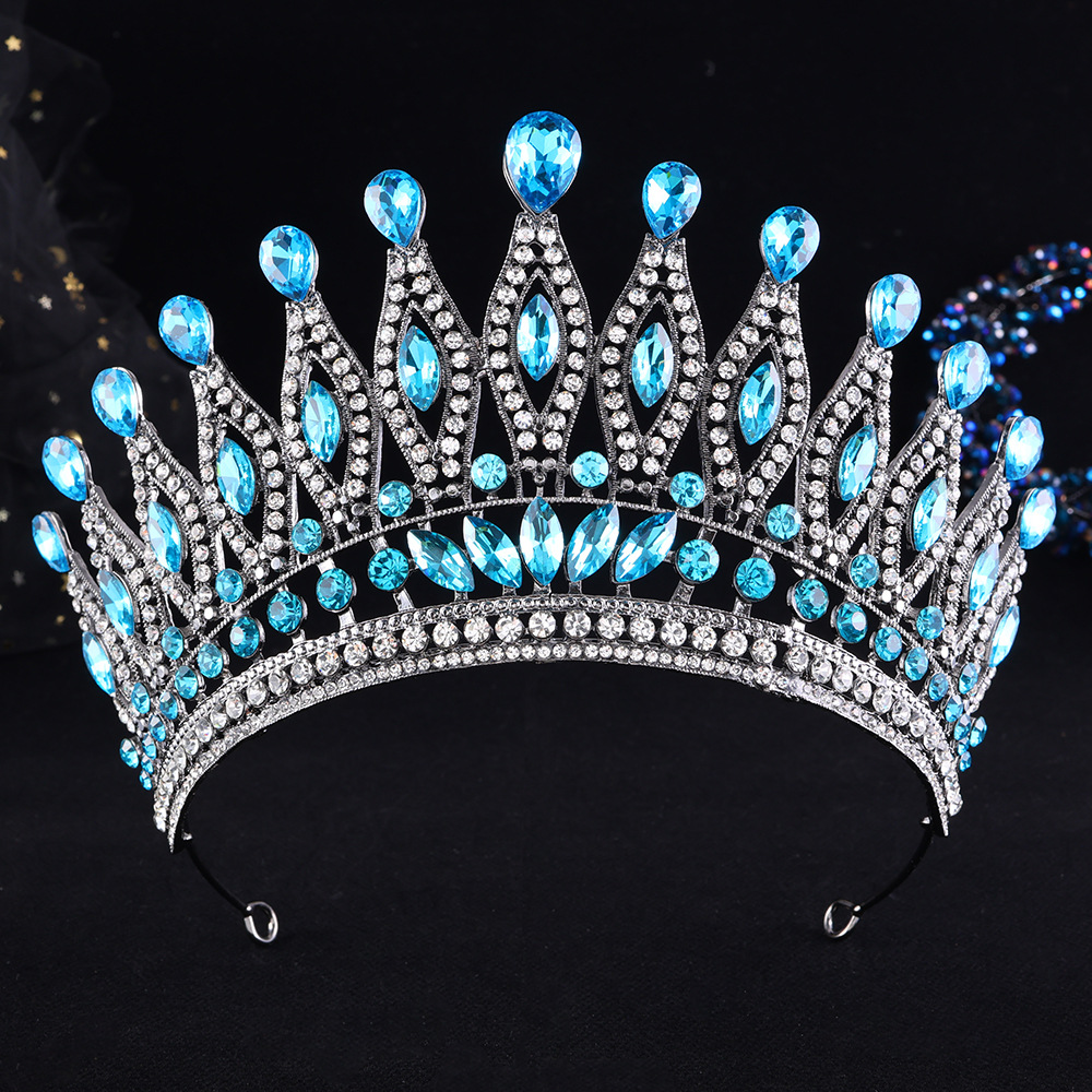 Women Jewelry Accessories For Black Dress - 12 цветов, винтажные роскошные тиары в