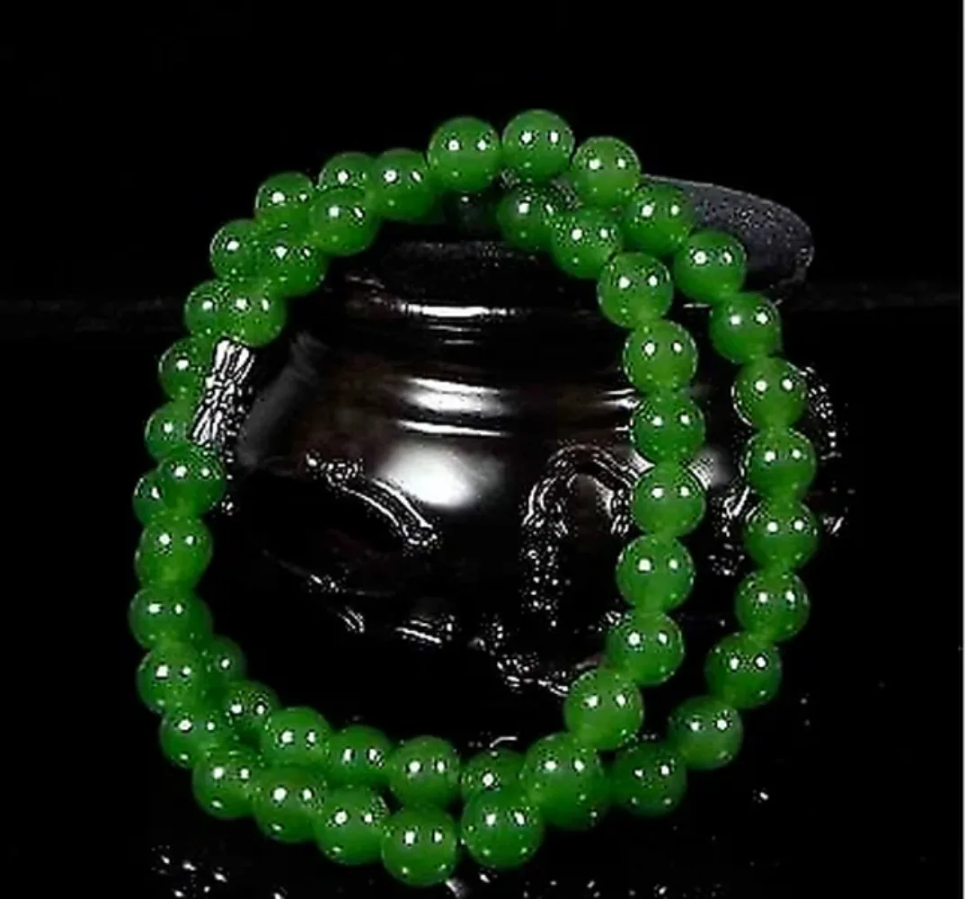 Women'S Accessories And Jewelry - Натуральные зеленые бусины, ожерелье, китайский жадеит,