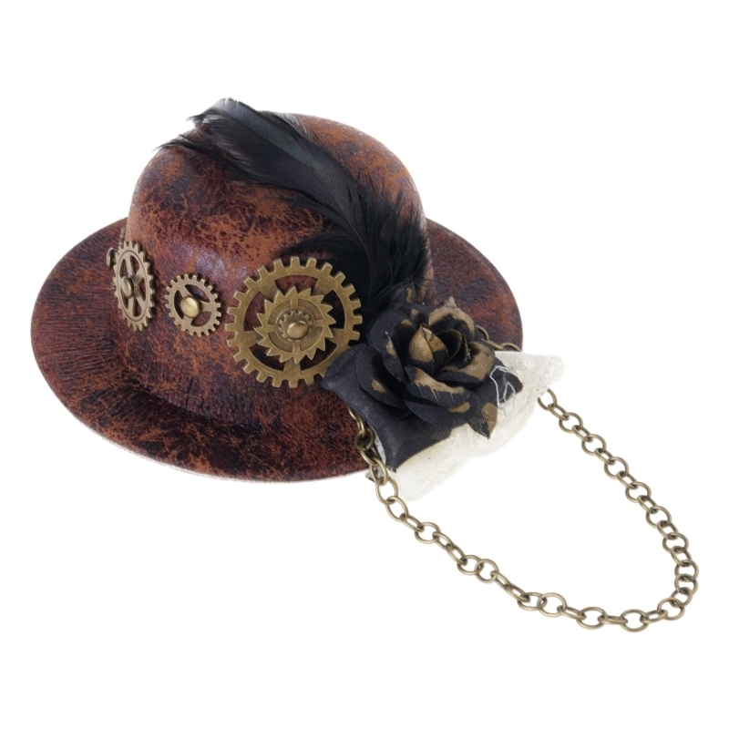 Women'S Victorian Era Accessories - Шляпка женская в стиле стимпанк, мини-головной