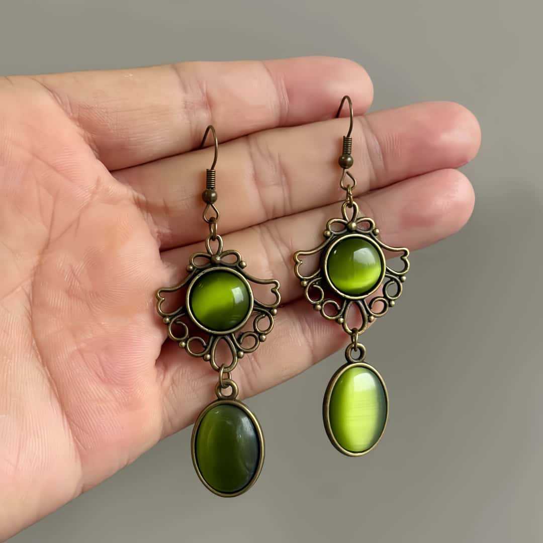 Women'S Victorian Era Accessories - Винтажные серьги-подвески в викторианском стиле с