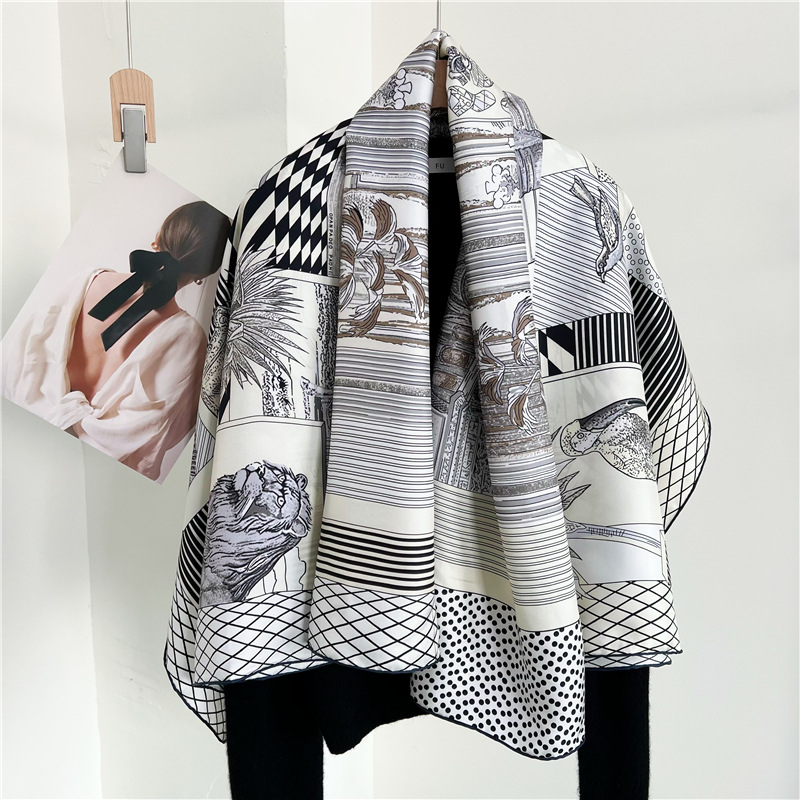 Accessories Brand For Women - Большие шелковые платки от известных брендов,