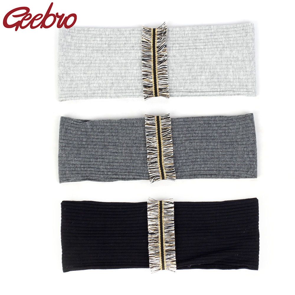 Women'S Running Accessories - Geebro винтажная полосатая Женская повязка на