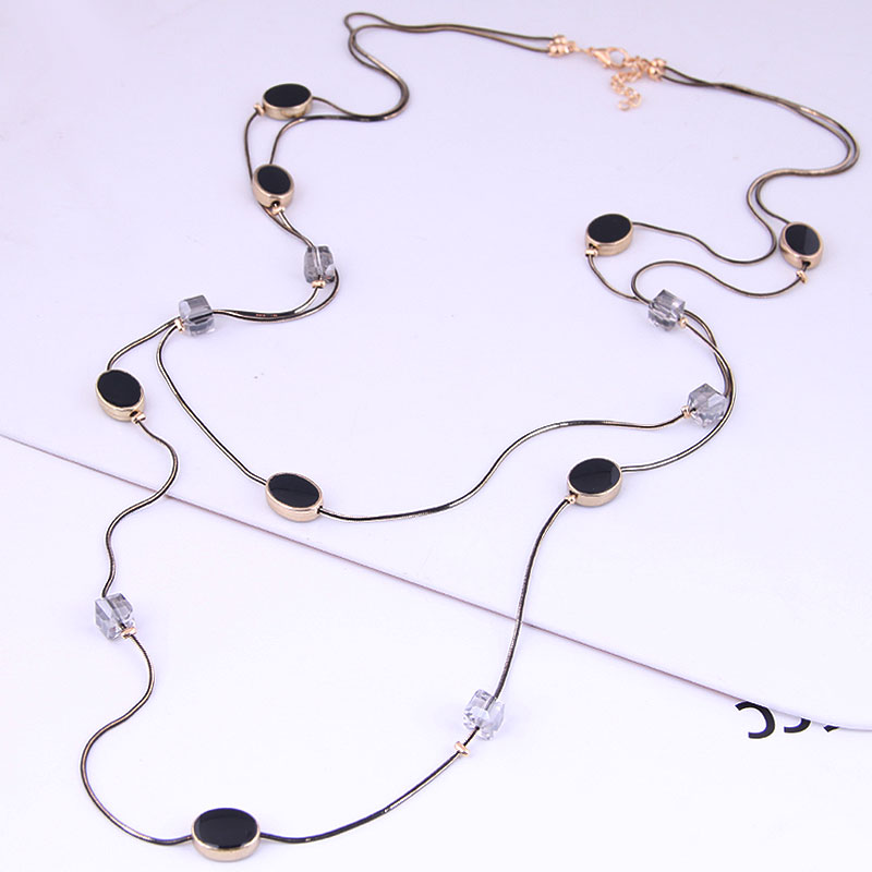 Многослойная цепочка с черными – обзор и цена Women Jewelry Accessories For Black Dress