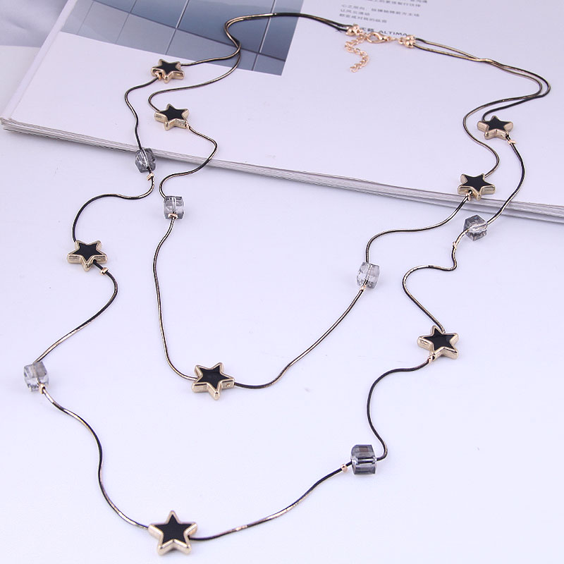 Многослойная цепочка с черными – обзор и цена Women Jewelry Accessories For Black Dress