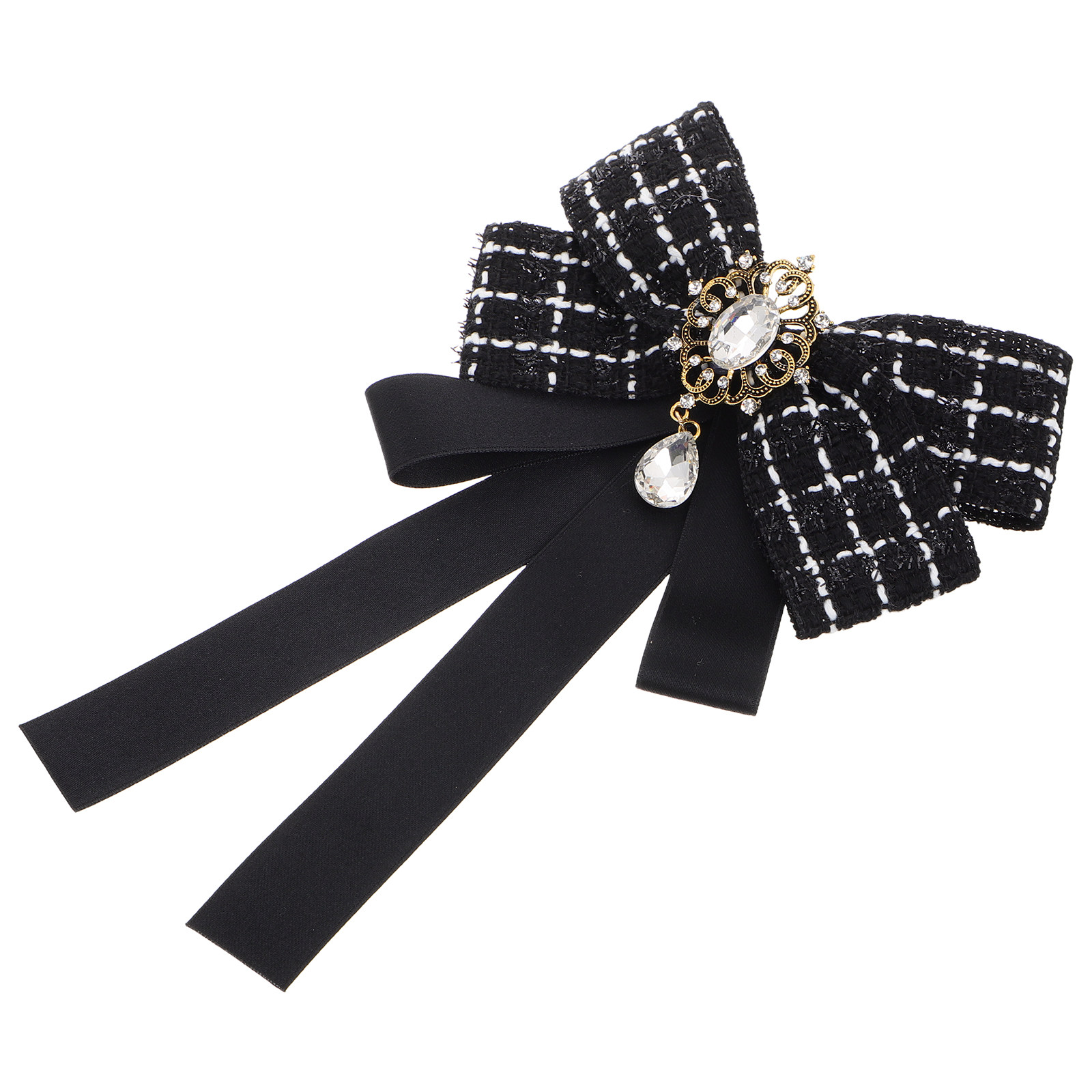Брошь-бант для платья, галстук – обзор и цена Women Jewelry Accessories For Black Dress